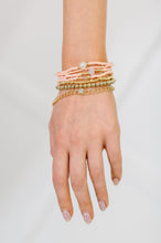 Load image into Gallery viewer, Rose &amp; Radiance Bracelet Set in Pink and Gold

