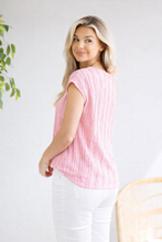 Load image into Gallery viewer, Roselight Stripe Blouse
