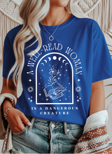 Load image into Gallery viewer, Well Read Woman Graphic Tee &amp; Sweatshirt (multiple color options)
