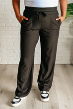 Load image into Gallery viewer, Runner&#39;s High Drawstring Joggers in Black
