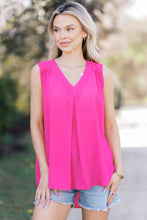 Load image into Gallery viewer, Pink Petals Sleeveless Top
