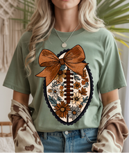 Load image into Gallery viewer, Floral Football Graphic Tee &amp; Sweatshirt (multiple color options)
