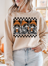 Load image into Gallery viewer, Fall Racoon Graphic Tee &amp; Sweatshirt (multiple color options)
