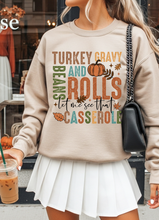 Load image into Gallery viewer, Turkey, Gravy &amp; Rolls Graphic Tee &amp; Sweatshirt (2 color options)
