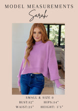 Load image into Gallery viewer, Lizzy Flutter Sleeve Top in Lavender and Hot Pink Bouquet
