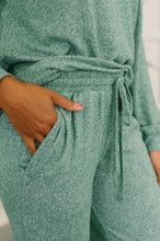 Load image into Gallery viewer, Seasonal Snooze Top and Bottom Set in Hunter Green
