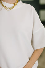 Load image into Gallery viewer, Sense of Clarity Boxy Top in Off White
