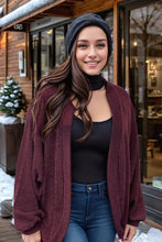 Load image into Gallery viewer, Senses of Cabernet Knit Cardigan
