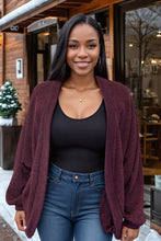 Load image into Gallery viewer, Senses of Cabernet Knit Cardigan
