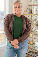 Load image into Gallery viewer, She's Got Game Cropped Jacket in Brown
