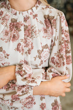 Load image into Gallery viewer, Shockingly Savvy Pleated Floral Blouse
