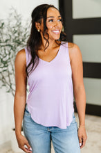Load image into Gallery viewer, Simpler Times Basic V-Neck Tank in Lavender
