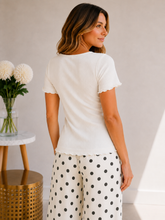 Load image into Gallery viewer, Simply Sweet Henley Top
