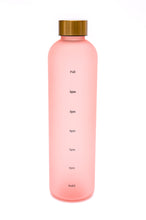 Load image into Gallery viewer, Sippin' Pretty 32 oz Translucent Water Bottle in Pink &amp; Gold
