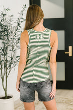 Load image into Gallery viewer, Snaccident Waiting to Happen Scooped Neck Tank in Green
