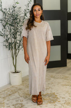 Load image into Gallery viewer, Soft But Savage Casual T-Shirt Dress in Beige
