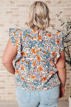 Load image into Gallery viewer, Something Peaceful Flutter Sleeve Blouse
