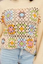 Load image into Gallery viewer, Square Dance Granny Square Sweater

