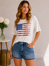 Load image into Gallery viewer, Stars, Stripes &amp; Sparkle Top
