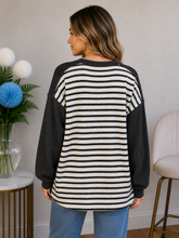 Load image into Gallery viewer, Stripe It Lucky Top
