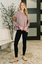 Load image into Gallery viewer, Subtle Breeze Floral Patchwork Pullover
