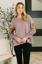 Load image into Gallery viewer, Subtle Breeze Floral Patchwork Pullover
