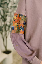 Load image into Gallery viewer, Subtle Breeze Floral Patchwork Pullover
