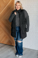 Load image into Gallery viewer, Super Clever Patchwork Striped Top in Black
