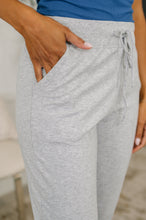 Load image into Gallery viewer, Sweat It High Waisted Joggers in Heather Grey
