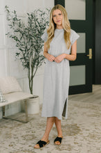 Load image into Gallery viewer, Sweet Like That Casual Dress in Heather Grey

