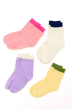 Load image into Gallery viewer, Sweet Socks Set of 4 Color Block Socks
