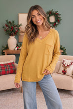 Load image into Gallery viewer, Golden Hour Waffle Knit Top
