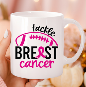Tackle Breast Cancer Beverage Mug