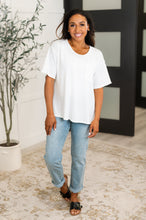Load image into Gallery viewer, Take It Easy Slouchy Tee in Ivory
