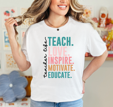 Load image into Gallery viewer, Teacher Life Graphic T-Shirt
