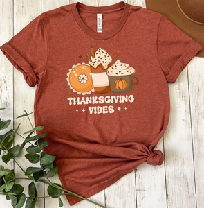 Thanksgiving Vibes Graphic T-Shirt