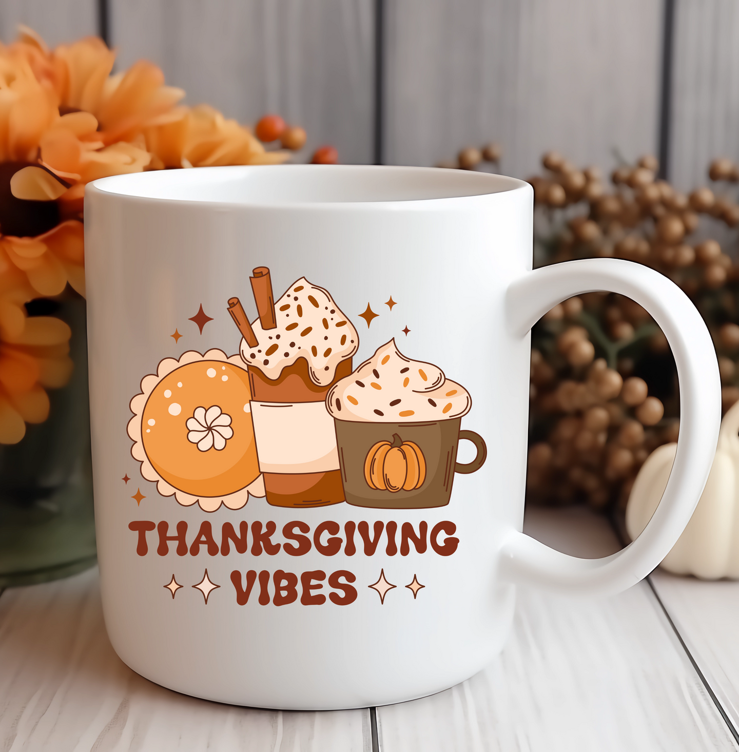 Thanksgiving Vibes Beverage Mug