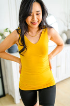 Load image into Gallery viewer, The Basics Reversible Longline Tank in Mustard
