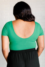 Load image into Gallery viewer, They&#39;re Not Like Us Square Neck Bodysuit in Emerald Green
