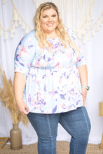 Load image into Gallery viewer, To The End Of Time Peplum Top
