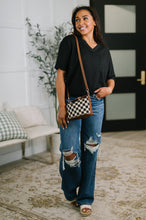 Load image into Gallery viewer, Together We're Unlimited Basic V-Neck Tee in Black
