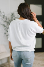 Load image into Gallery viewer, Together We're Unlimited Basic V-Neck Tee in Ivory
