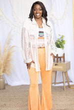 Load image into Gallery viewer, Total Breeze - Crochet Shacket
