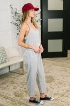 Load image into Gallery viewer, Totally Me Spaghetti Strap Jumpsuit Grey
