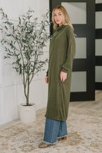 Load image into Gallery viewer, Travel City Scape Turtle Neck Tunic in Olive
