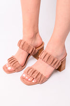 Load image into Gallery viewer, Corkys Tropic Like it&#39;s Hot Heels in Blush Suede
