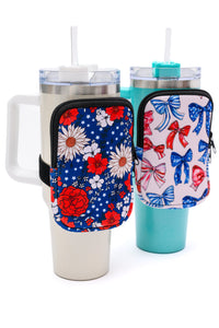 Tumbler Zip Pouch Set of 2 (multiple color options)