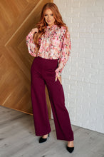 Load image into Gallery viewer, Magic Wide Leg Pants in Wine
