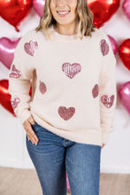 Load image into Gallery viewer, Sparkle Hearts Sweater
