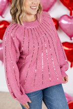 Load image into Gallery viewer, Sparkle Stripes Sweater
